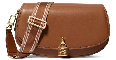 michael michael kors viv medium leather messenger|MICHAEL Michael Kors Medium Mila Leather Messenger Bag.